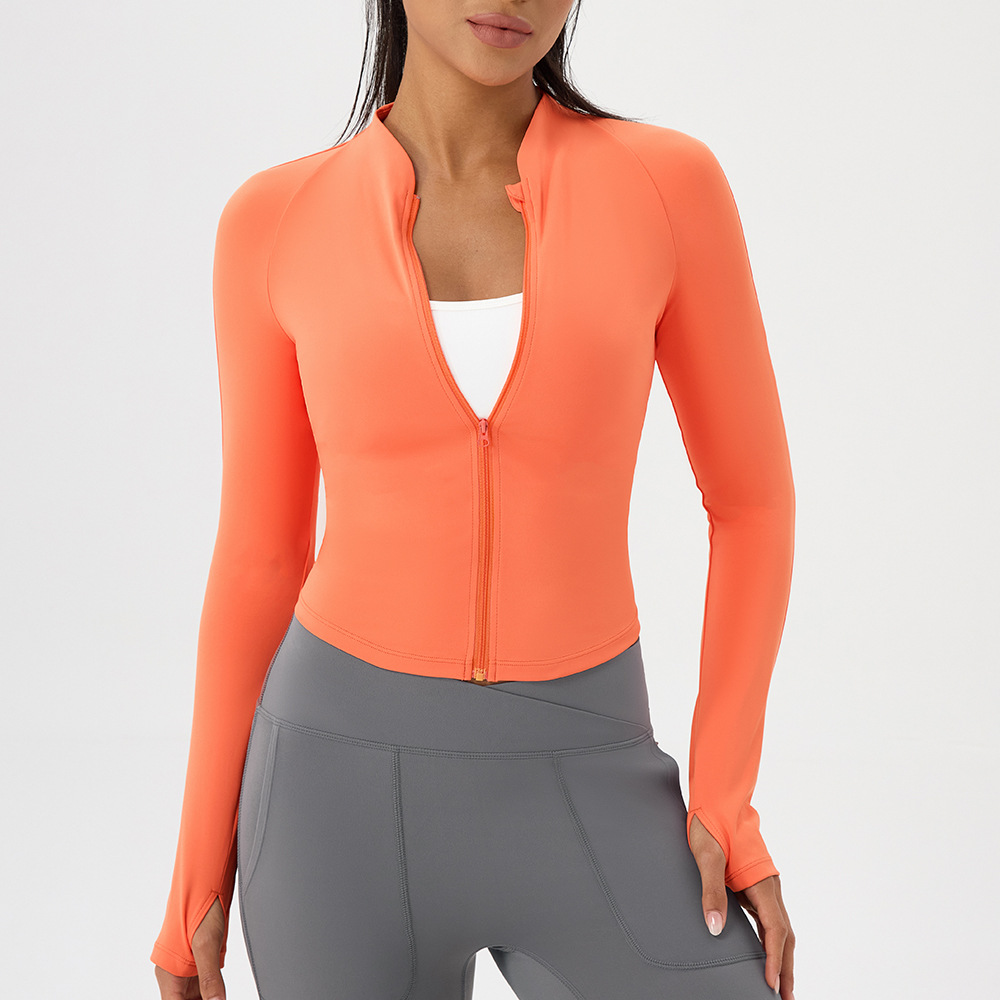 Nude yoga wear jacket stand-up - огляд і ціна Outdoor Sport Jacket Women'S
