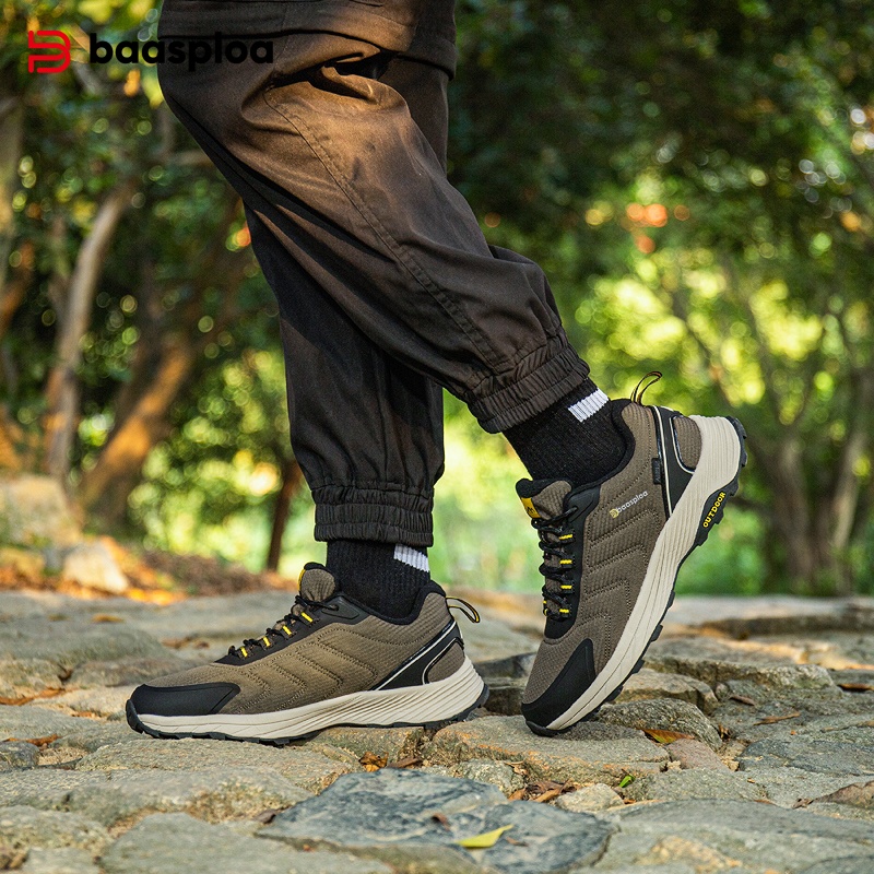 Baasploa Men Hiking Shoes Bran - огляд і ціна Climbing Shoe Beginner