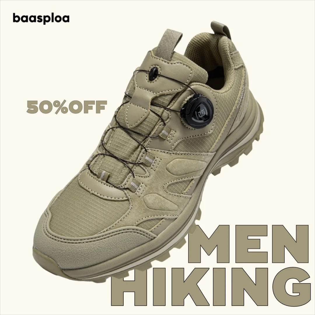 Baasploa Men Hiking Shoes Leat - огляд і ціна Climbing Shoe Beginner